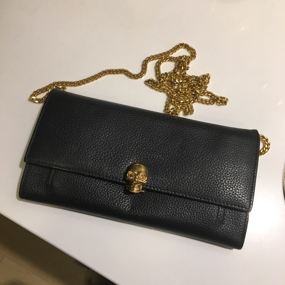 Alexander McQueen Skull Wallet on Chain